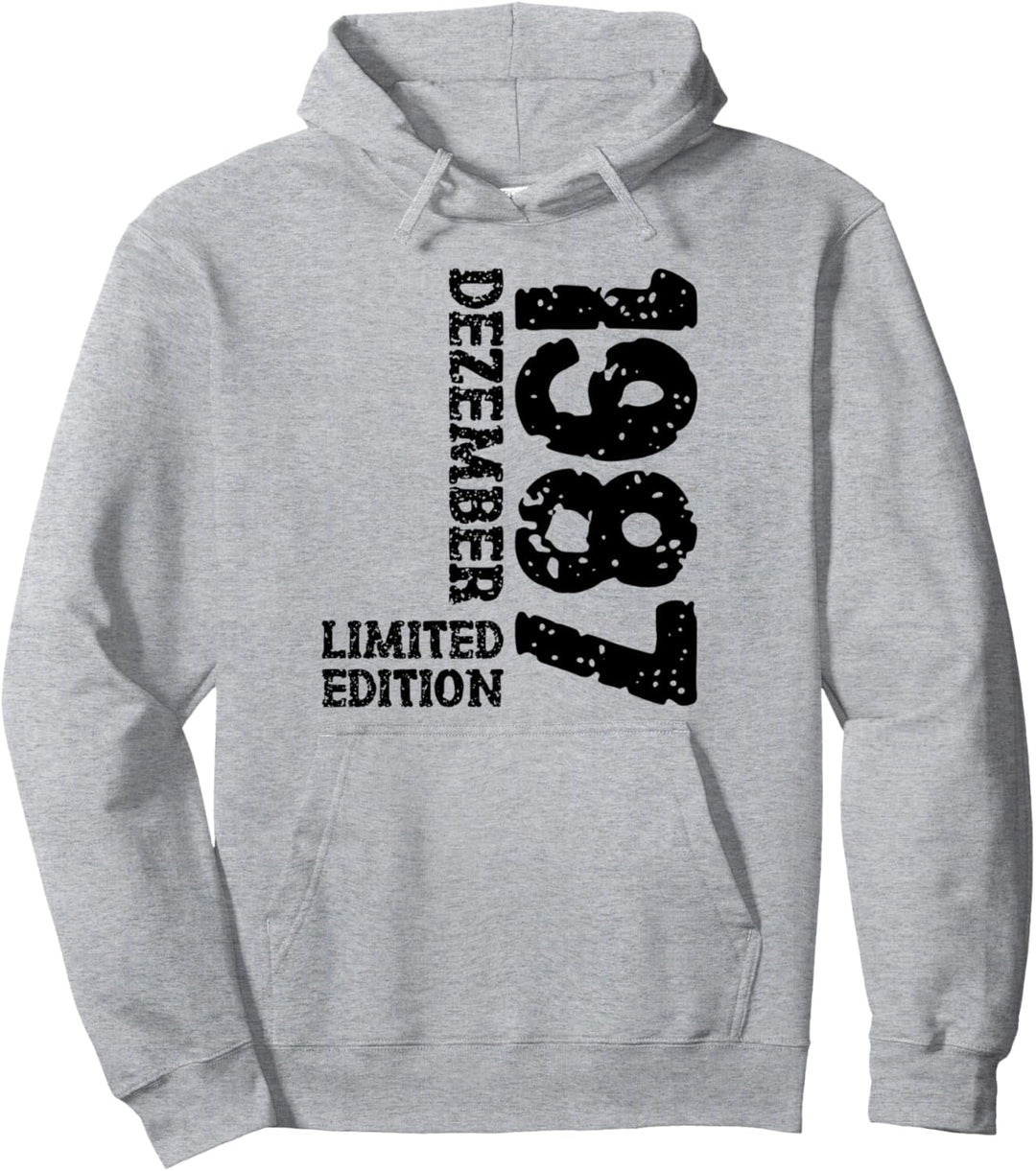 36. Geburtstag Frauen Männer Limited Edition Dezember 1987 Pullover Hoodie