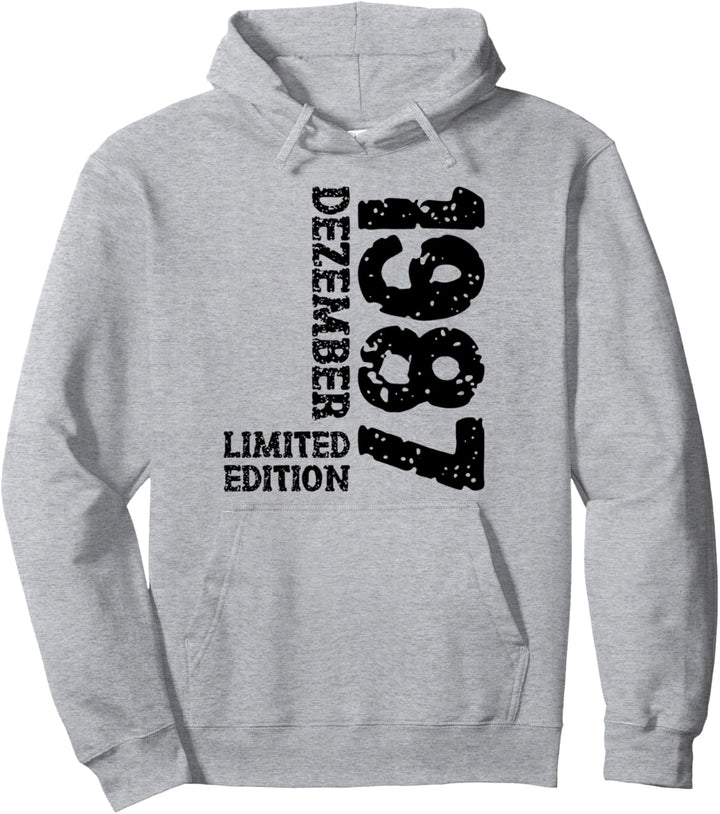 36. Geburtstag Frauen Männer Limited Edition Dezember 1987 Pullover Hoodie