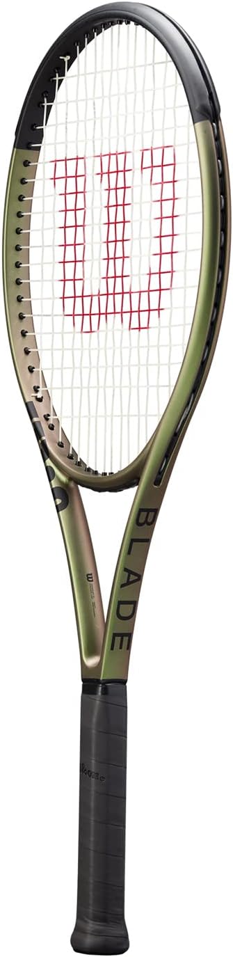 Wilson Tennisschläger Blade 100UL v8.0, Carbonfaser, Grifflastige Balance, 265 g (unbesaitet), 68,6