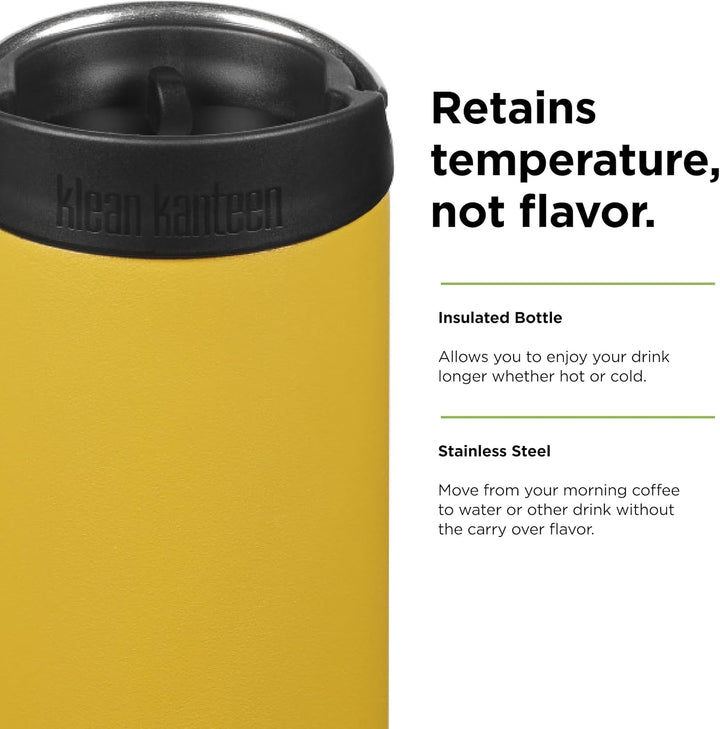 KleanKanteen Herren TKWide VI Trinkflasche, Marigold, One Size Einheitsgrösse Marigold, Einheitsgrös