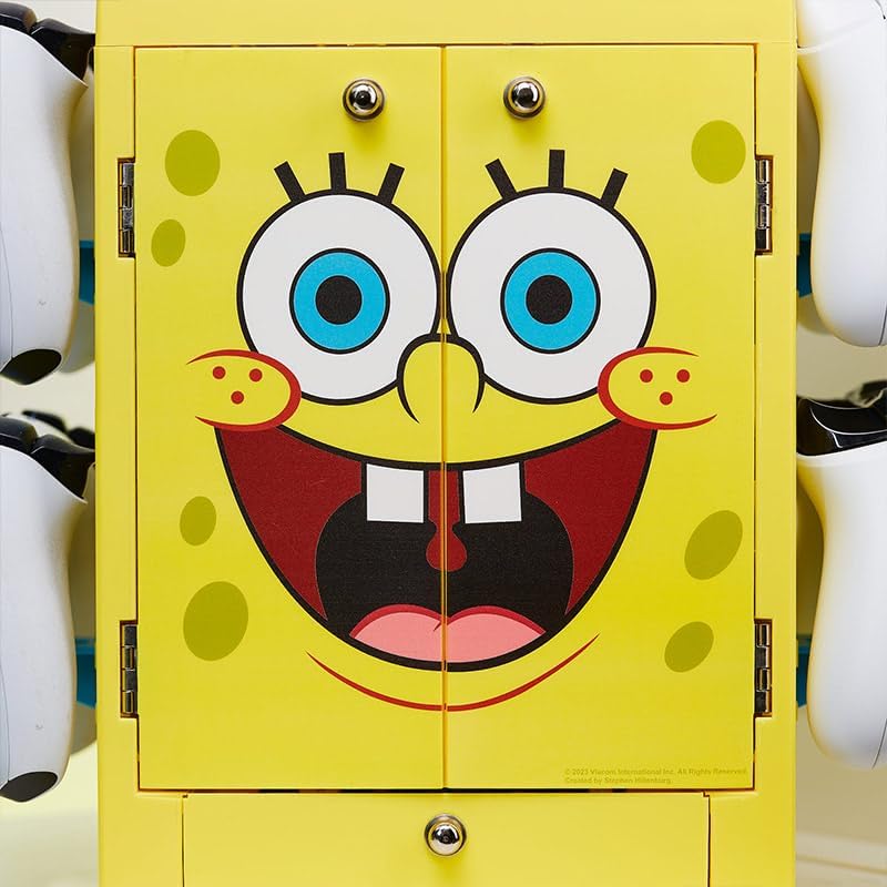 Numskull Offizieller Spongebob Squarepants Gaming Locker Controller Halter &amp; Headset Ständer für PS5
