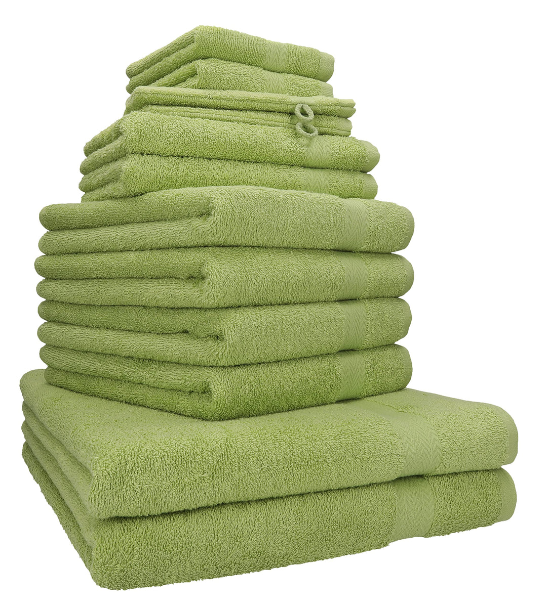 Betz Premium 12er Frottier Handtuch-Set - 2X Liegetücher - 4X Handtücher - 2X Gästetücher - 2X Seift
