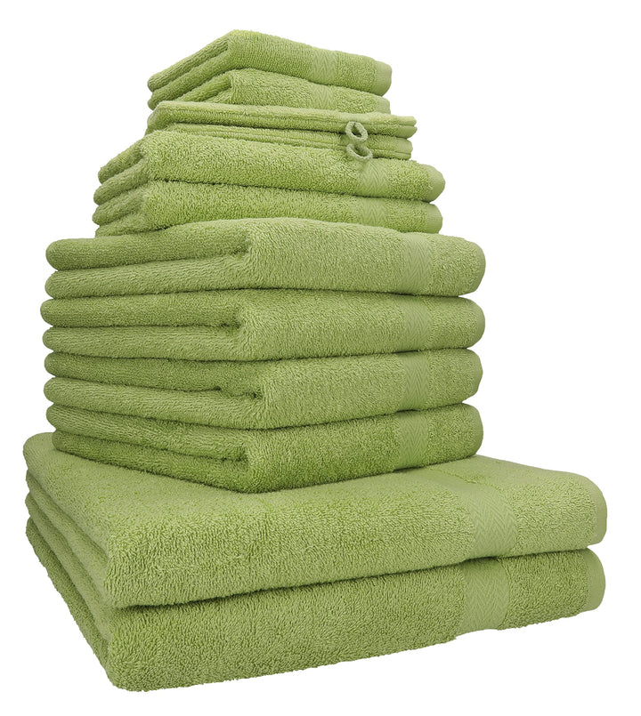 Betz Premium 12er Frottier Handtuch-Set - 2X Liegetücher - 4X Handtücher - 2X Gästetücher - 2X Seift