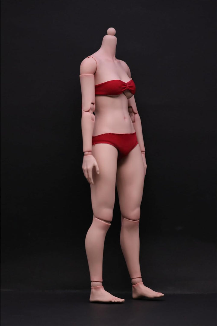 OBEST 1/6 Weisse Haut Weiblicher Körper,Flexible Gelenkpuppe,Geeignet für Rollenspiel,Modelldesign,