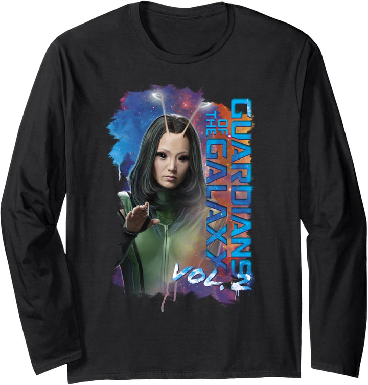 Marvel Guardians Of The Galaxy Vol. 2 Mantis Paint Portrait Langarmshirt