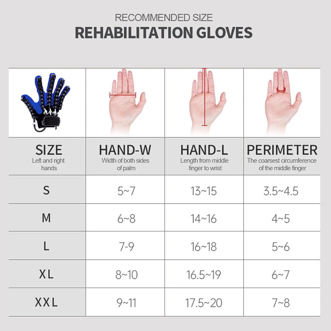 Rehabilitation Training Gloves,Rehabilitation Gloves for Stroke Hands,Einstellbare Stärke,Physiother
