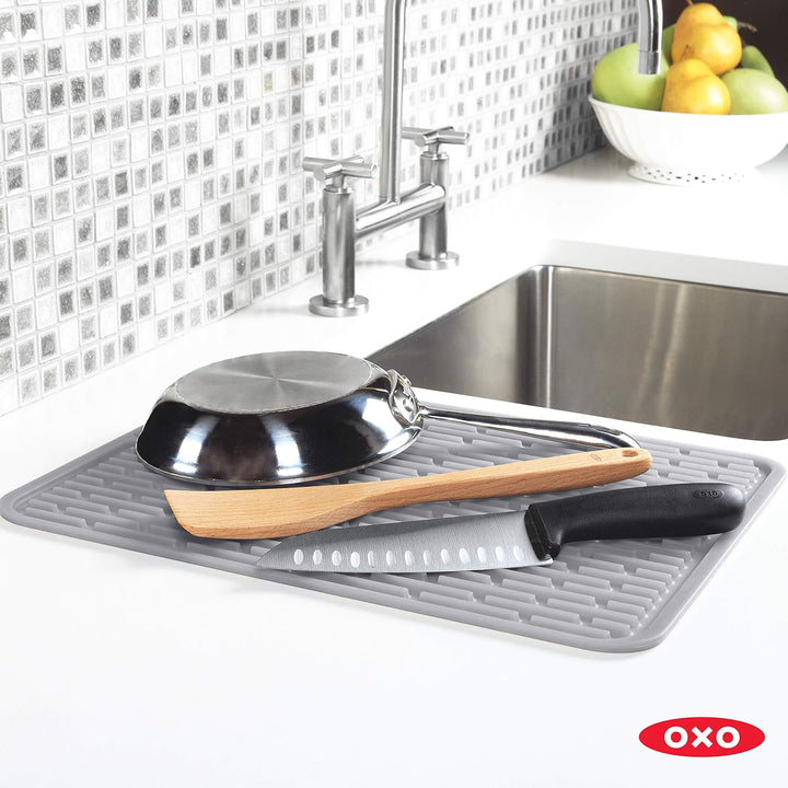 OXO Good Grips Groߟe Trockenmatte aus Silikon, 40 cm, 40 cm