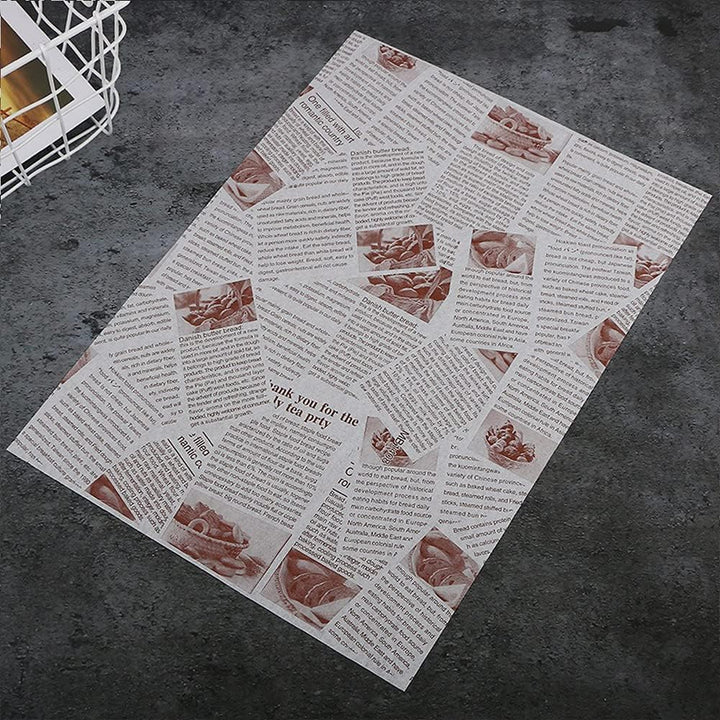 La Llareta Brotpapier 500 Blatt, 26 * 36cm Käsepapier, Wasserdicht und Öl, Nicht Klebrig, Wachspapie