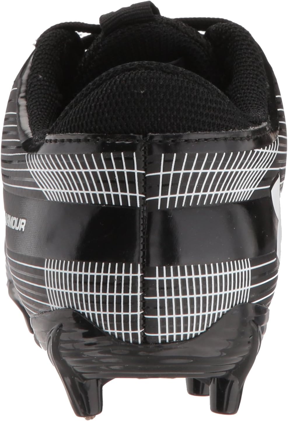 Under Armour Speed Phantom JR American Football Rasenschuhe, Jugend 5 US Schwarz Weiss, 5 US Schwarz
