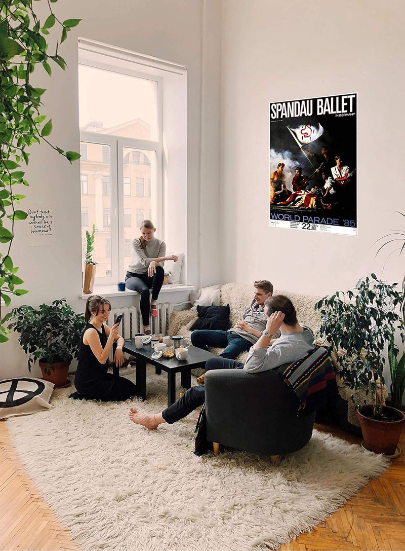 Spandau Ballet - Parade, Frankfurt 1985 » Konzertplakat/Premium Poster | Live Konzert Veranstaltung