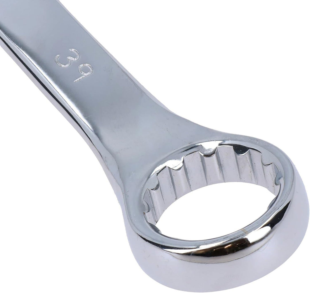 AB Tools 39 mm metrischer Kombi-Ringschlüssel, extra langer Bi-Hex-Ring