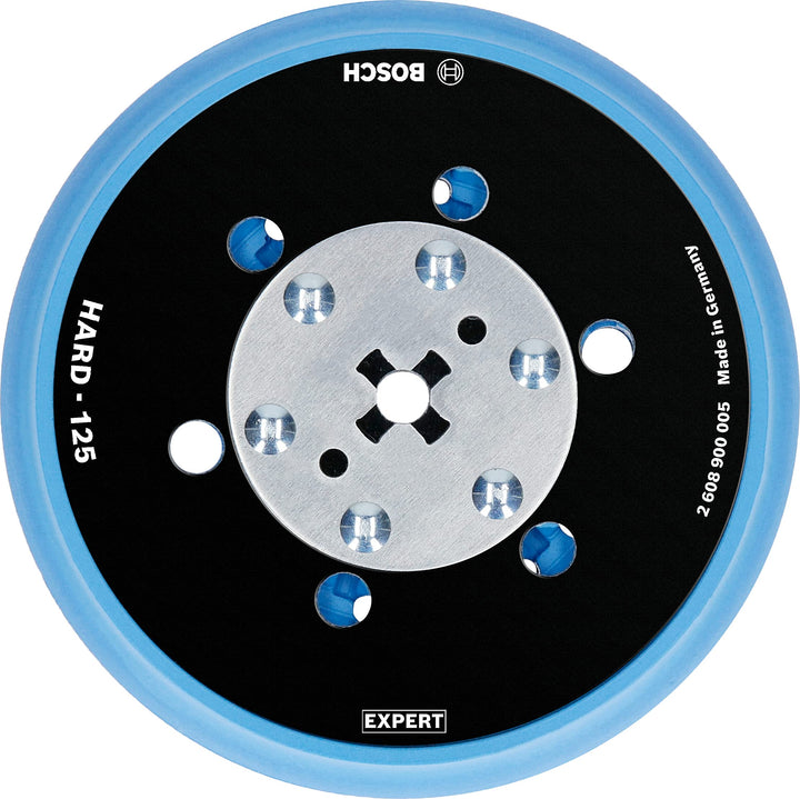 Bosch Professional 1x Expert Multihole Universalstützteller (Version hart, Ø 125 mm, Zubehör Exzente