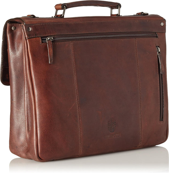 Leonhard Heyden Herbst/Winter 16 Aktentasche, 38 cm 003 Braun, 003 Braun