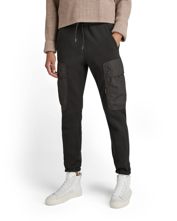 G-STAR RAW Damen Boyfriend 3D Pocket Jogginghose Pants L Grau (Cloack D20737-c235-5812), L Grau (Clo
