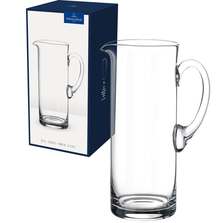 Villeroy und Boch Entrée Krug, 1,5 L, Kristallglas, Klar