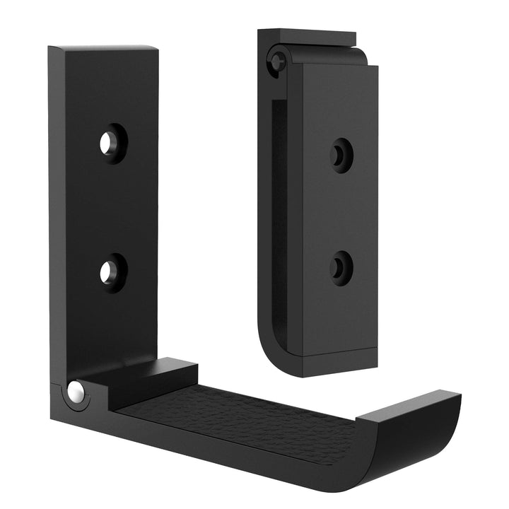 Geekria Foldable Wall Mount Headphones Holder, Headset Wall Hanger, Aluminum Wallmount Hook, Hold Up