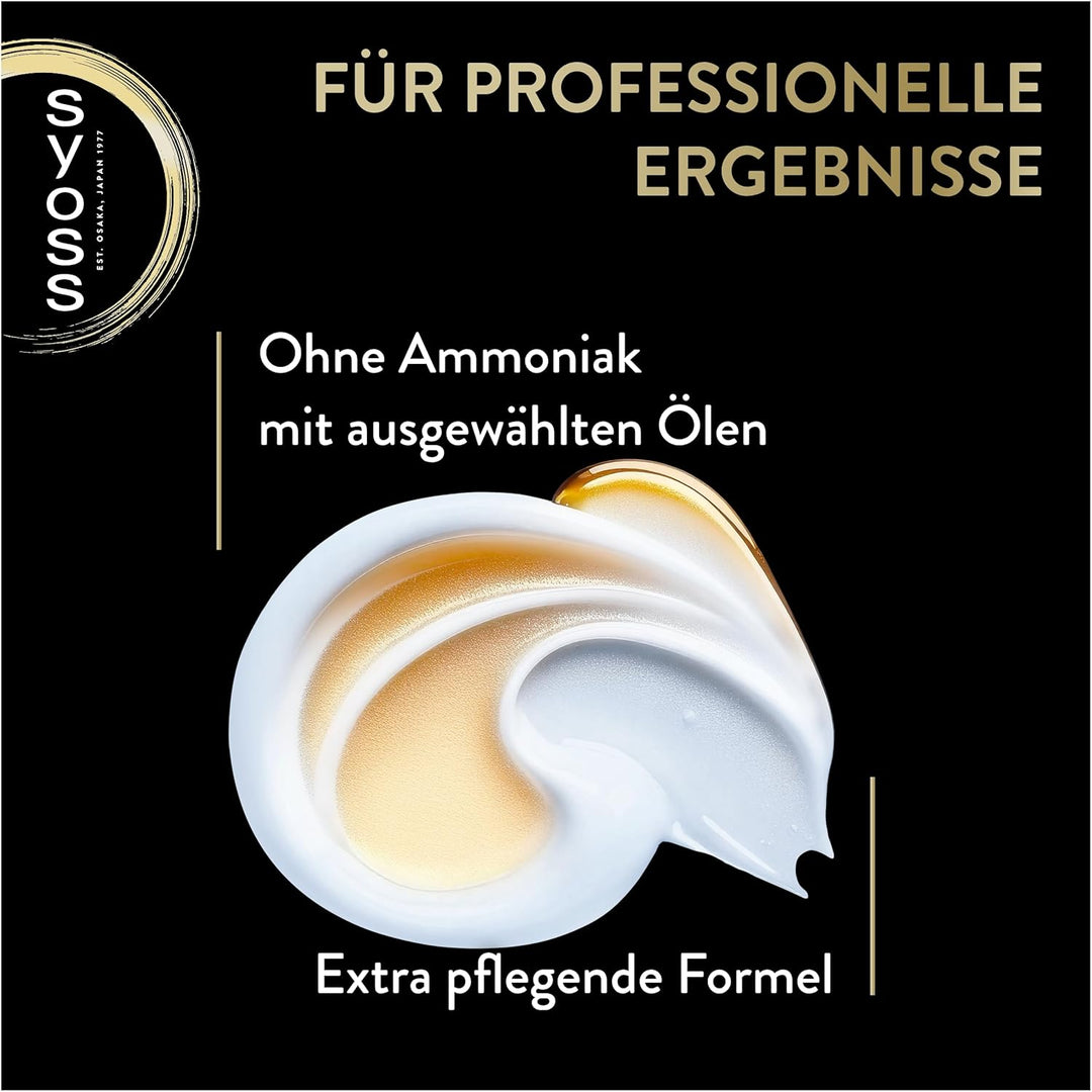 Syoss Oleo Intense Öl-Coloration 4-60 Goldbraun Stufe 3 (115 ml), dauerhafte Haarfarbe mit pflegende