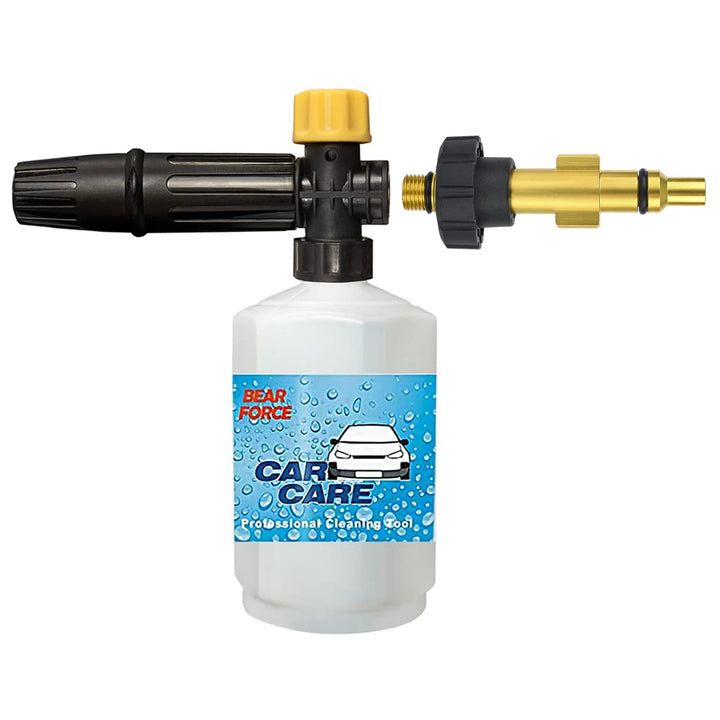 BEARFORCE Hochdruckreiniger Schneeschaumlanze Schaumdüse mit 0,6 L Flasche, kompatibel mit Lavor Lid