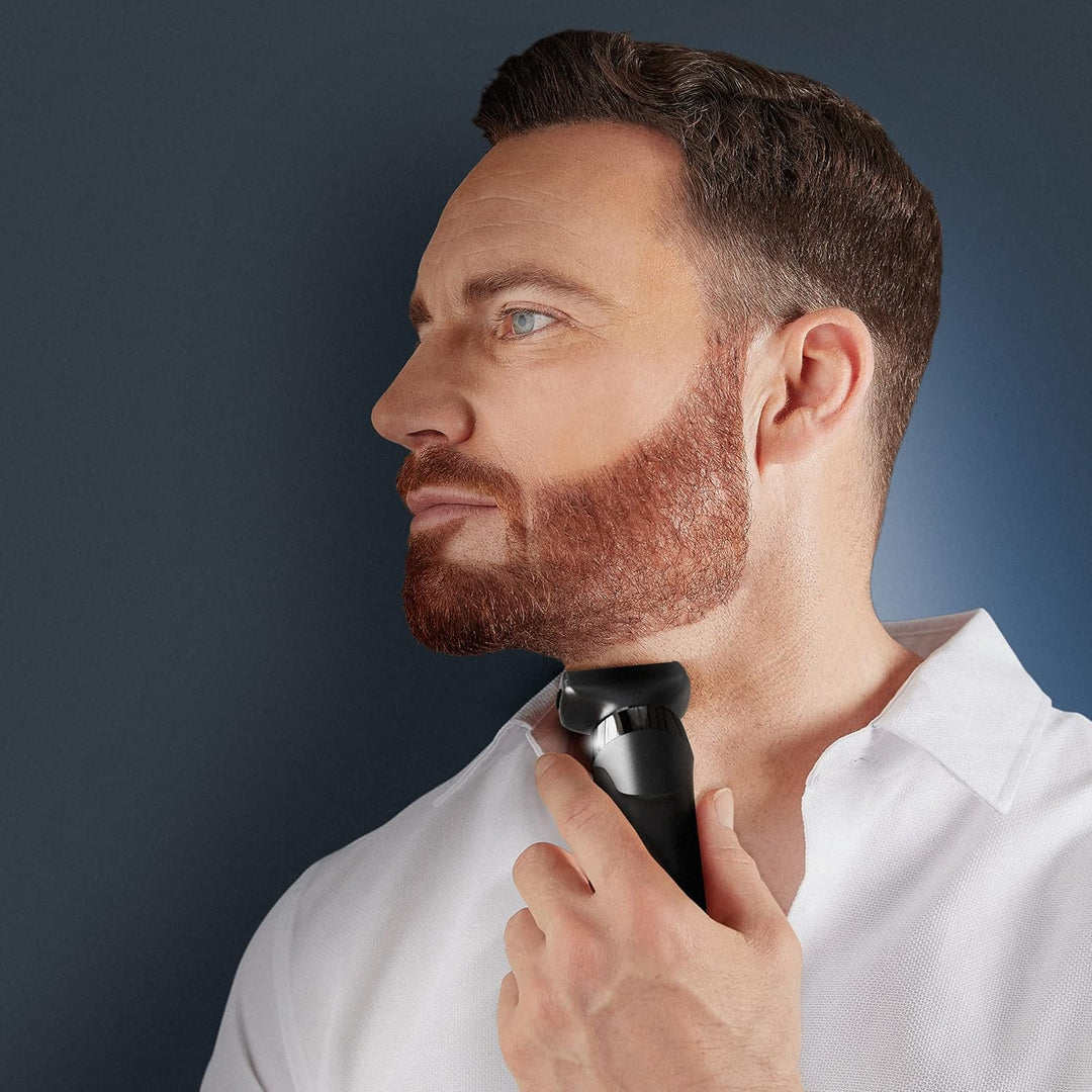 Rowenta TN6201 Forever Sharp Ultimate Haartrimmer | 3-in-1 Schneiden/Stutzen/Rasieren | Edelstahlkli