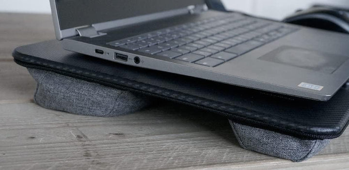 Vivol Laptopunterlage für Bett mit Mausunterlage - Laptop Kissen für max. 17 Zoll Notebook - Inkl. T