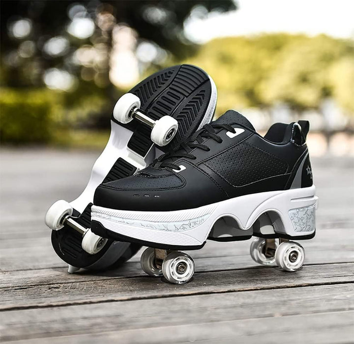 Rollschuhe für Mädchen, Sneaker, Roller, Skateboardschuhe, Sneaker, mit Rollen, Sport, Gymnastik, Mo