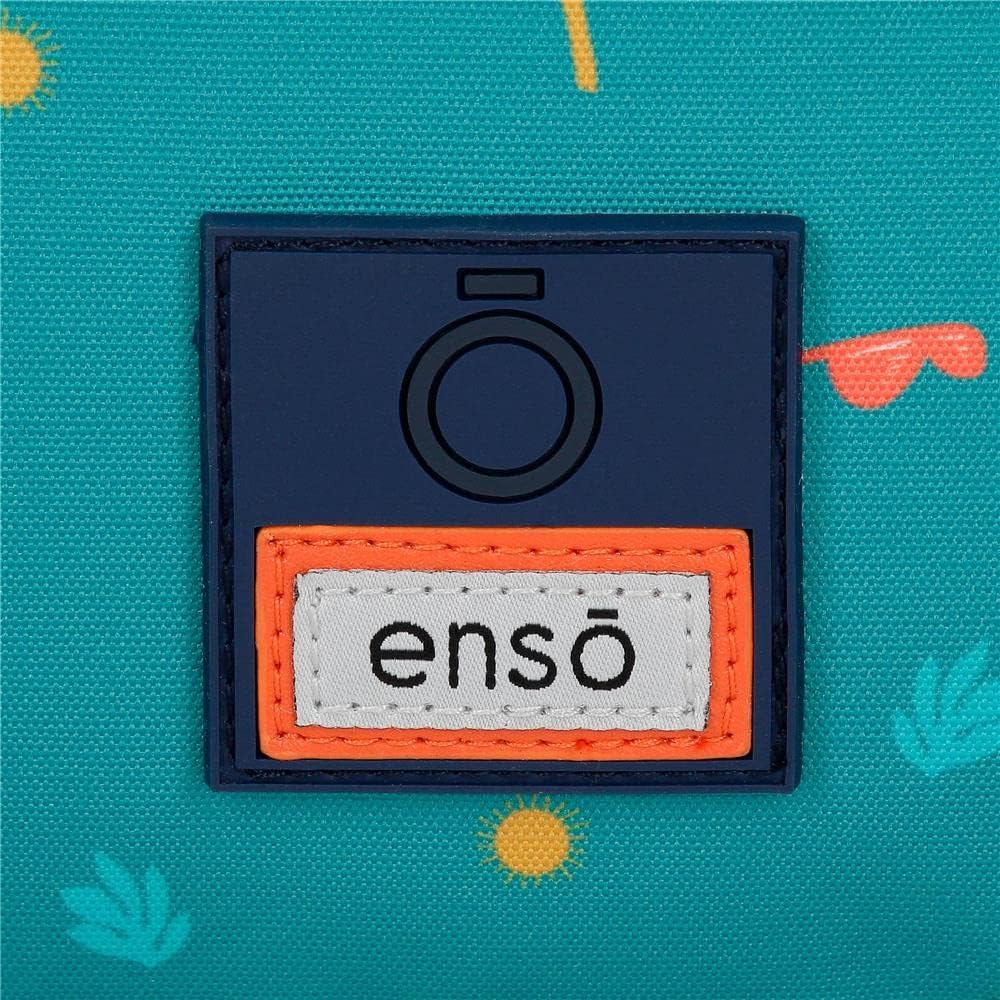Enso Dino artist Vorschulrucksack Multicolor 23x28x10 cm Polyester 6,44L Dino-Rucksack, Dino-Rucksac