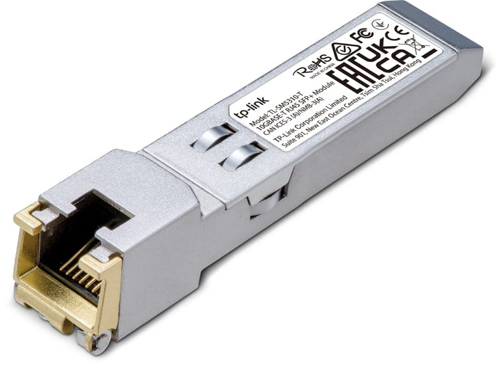 TP-LINK TL-SM5310-T Module RJ45 SFP+ 10G Base-T, Prend en Charge Les Fonctions de contrôle TX Disabl
