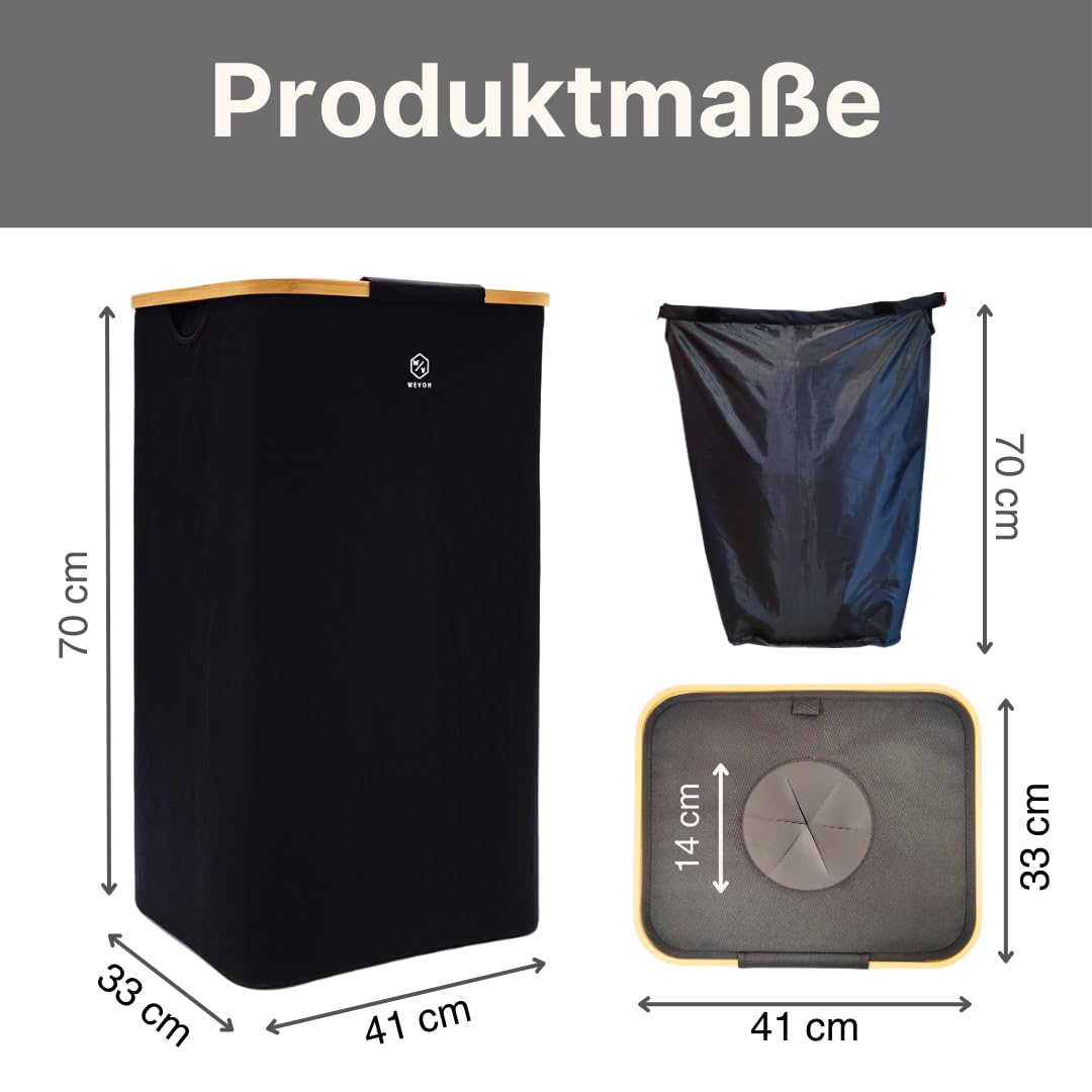 Pfandflaschen Sammelbehälter mit waschbarer Innentasche – Recycling-Behälter für PET-Flaschen und Do