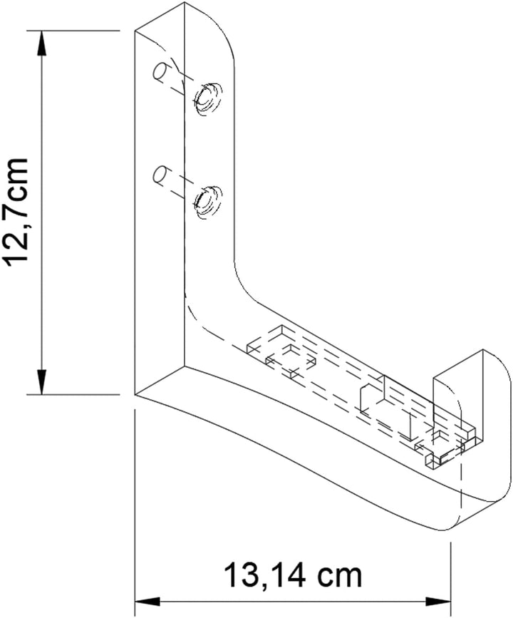 Wandhalterung für Fritz Box 5690 PRO Halter Halterung Fritz!Box 1 Paar mit Montagematerial