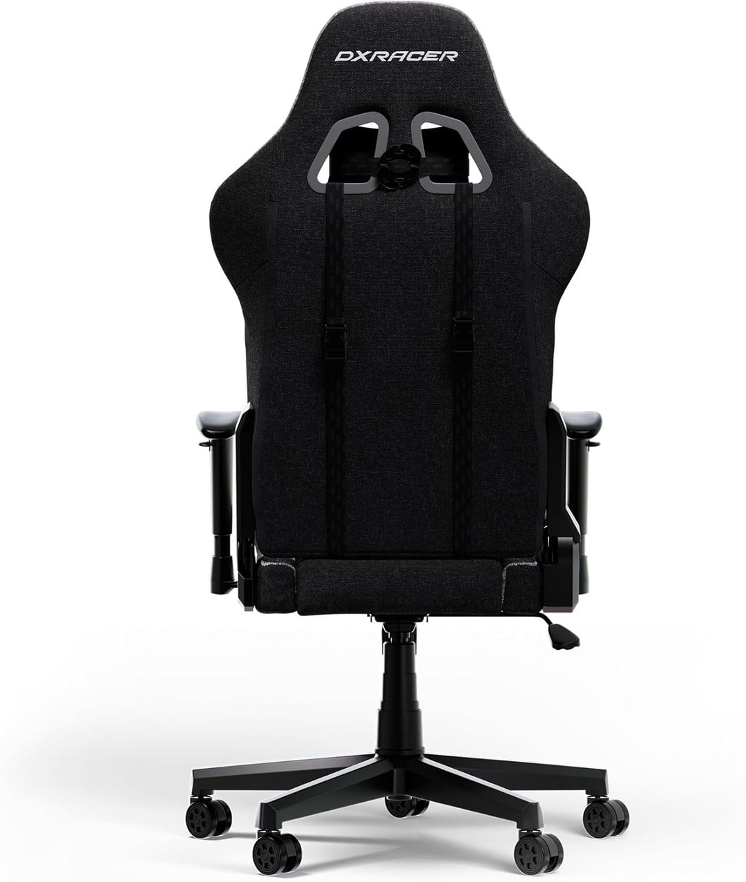DXRacer Prince L Schwarz & Grau Stoff das Orginal Gaming Stuhl Schwarz & Grau PF24 Stoff, Schwarz &