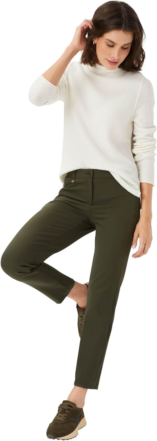 Brax Damen Hose Style Maron S Clean Techno 32W / 32L Dark Khaki, 32W / 32L Dark Khaki