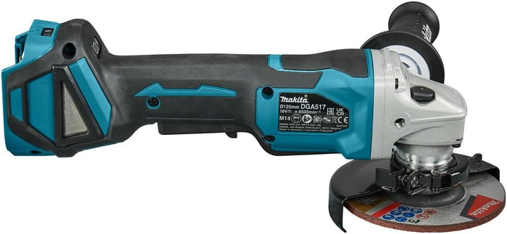 Makita DGA517ZJ Schleifer, Blau