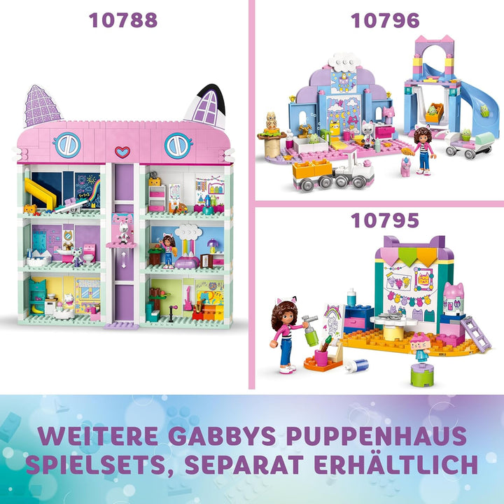 Lego 4+ Gabbys Puppenhaus Gabbys Partyraum, Disco-Spielset mit Rutsche und Tierfiguren für kreative