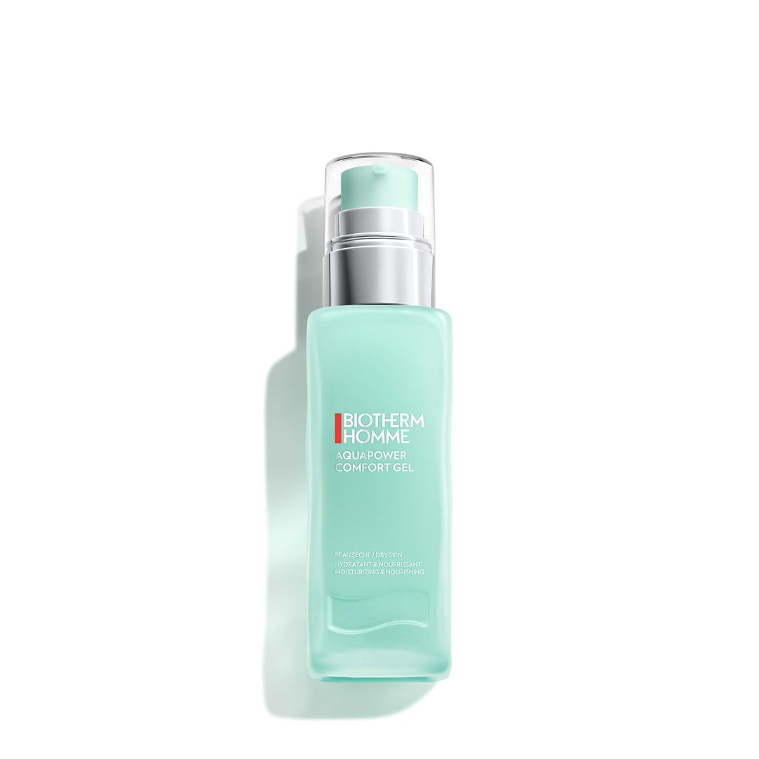 Biotherm Homme Aquapower Comfort Gel, mit Thermalplankton und Oligo-Mineralien, erfrischendes Gesich