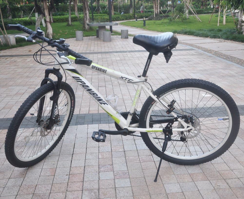 UPANBIKE Fahrradsattel Superweich Komfortabel Leder Stossdämpfend Erweitertes Federkissen Schwarz, S