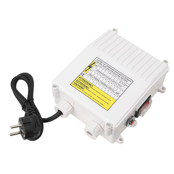 Druckschalter Pumpensteuerbox Pumpensteuerung Brunnenpumpe 750W Schalt Control Box Schaltbox Steuerk
