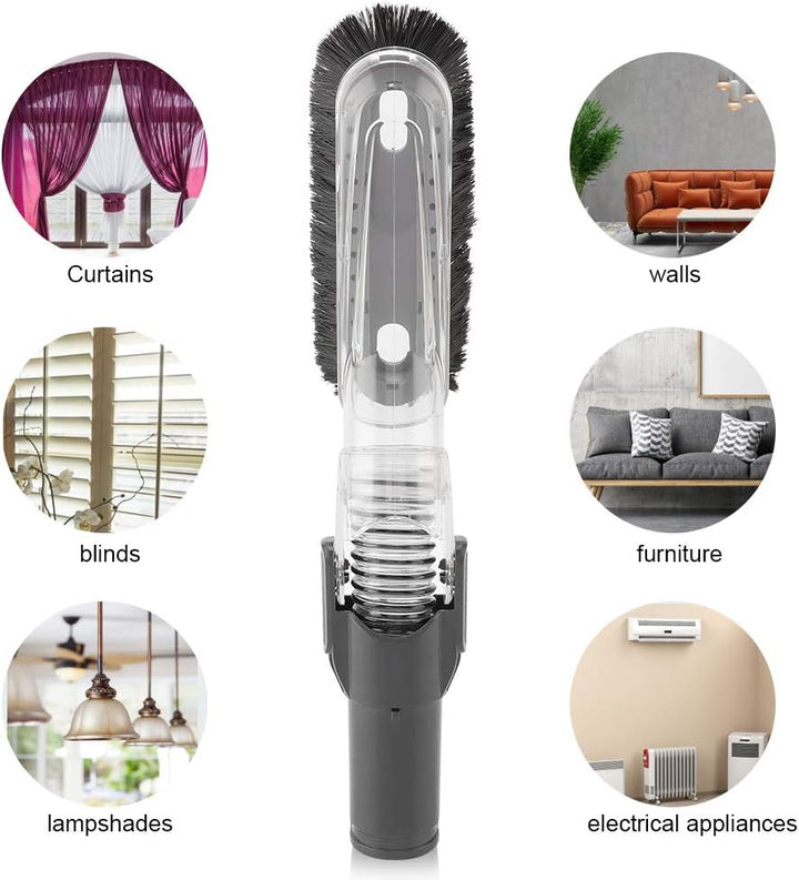 Fdit Soft Vacuum Dusting Brush 35mm-32mm Adapter für die Reinigung von Möbeldecken-Staubsauger-Aufsä