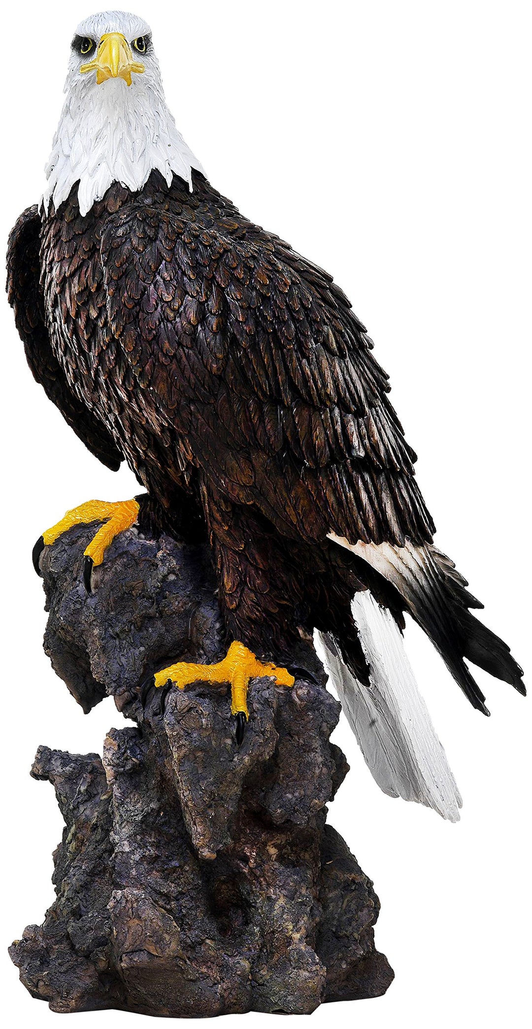 Sunny Toys 14649 Poly Weisskopfseeadler auf Fels Circa 50cm