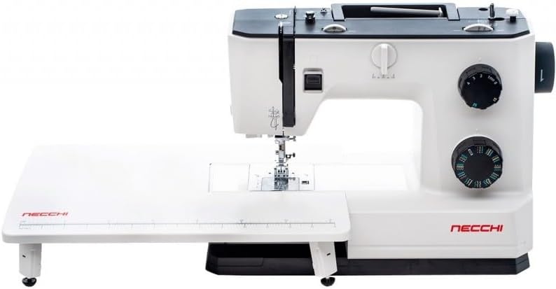 Necchi Q132A Nähmaschine mit Anschiebetisch | 32 Stitch | Horizontal Greifersystem