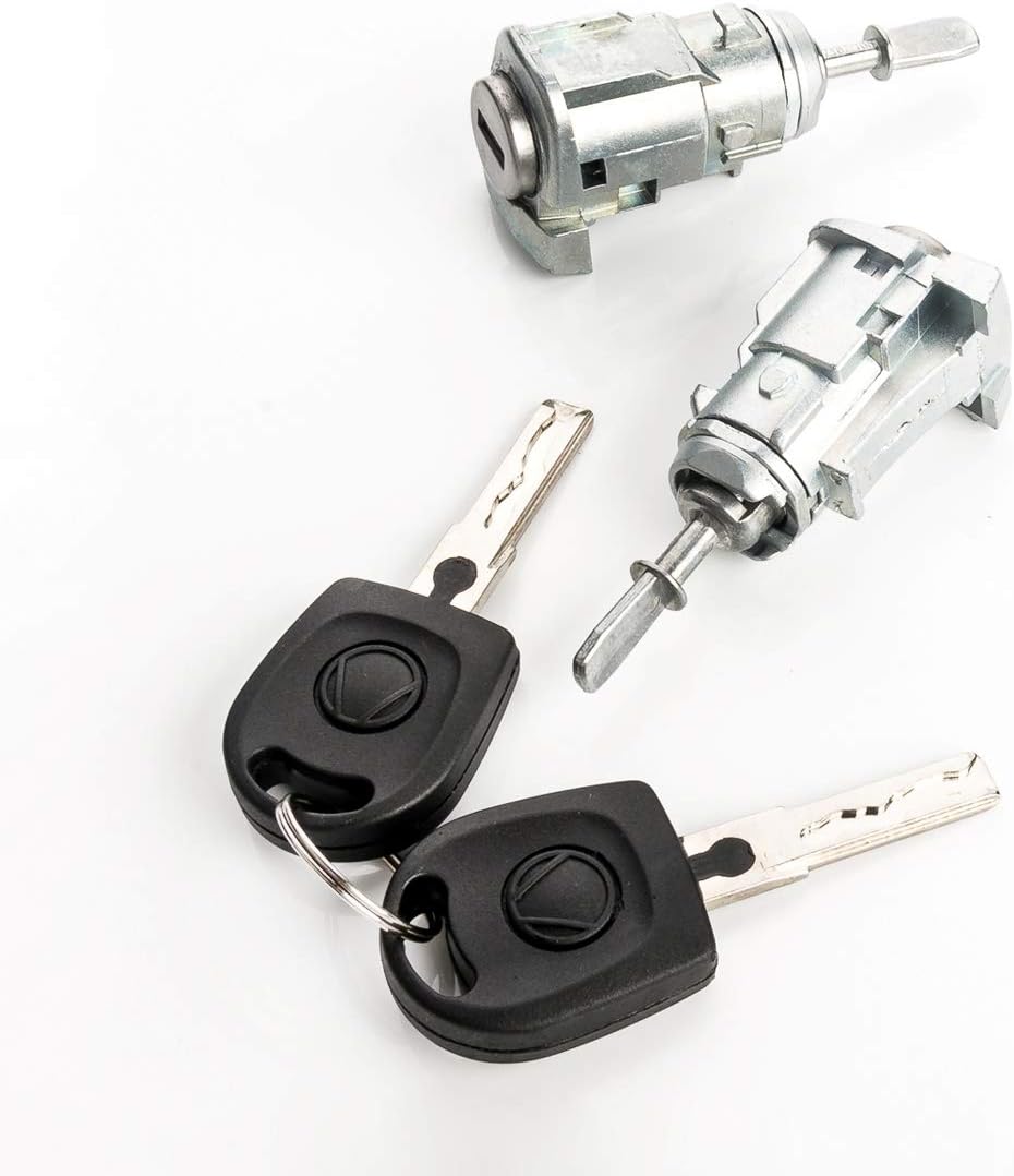 LST Schliesszylinder Türschloss Set links und rechts 2x Schlüssel T5 Polo 9N