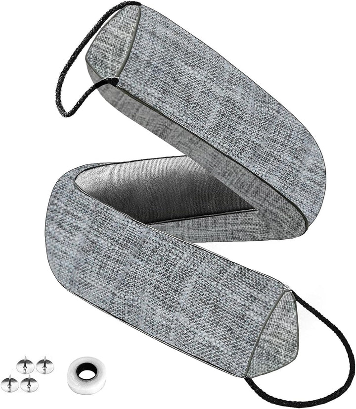 JINMEE Zugluftstopper für Türen 90cm, Dreieckigen Zugluftstopper Ideale Abdichtung Gewichtet Luftzug