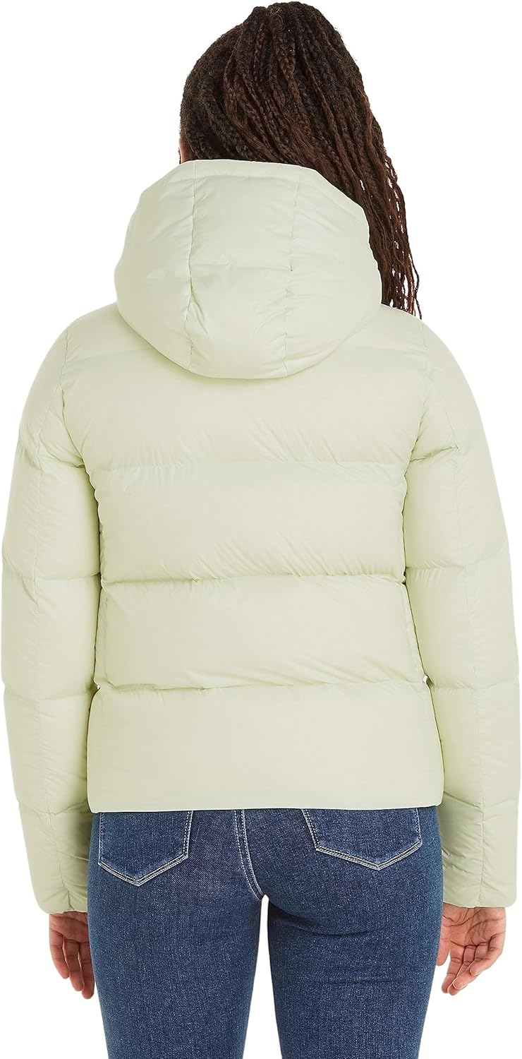 Calvin Klein Damen Daunenjacken, Grün (Canary Green)