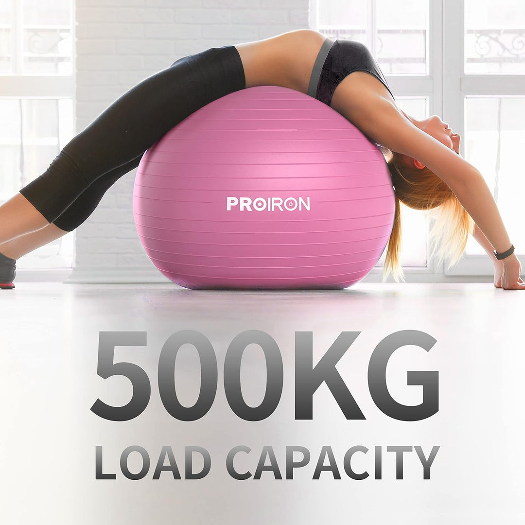 PROIRON Gymnastikball Pezziball Sitzball Trainingsball Fitnessball & Balance für Core-Training mit P