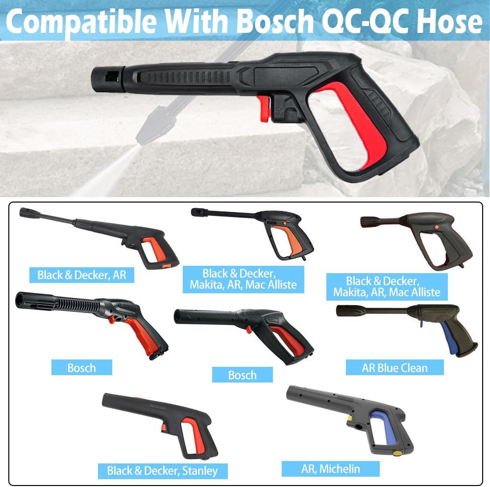 2350 PSI Power Washer Trigger Spray Gun Lance Washer Replacement Accessory Kit Quick Connect Release