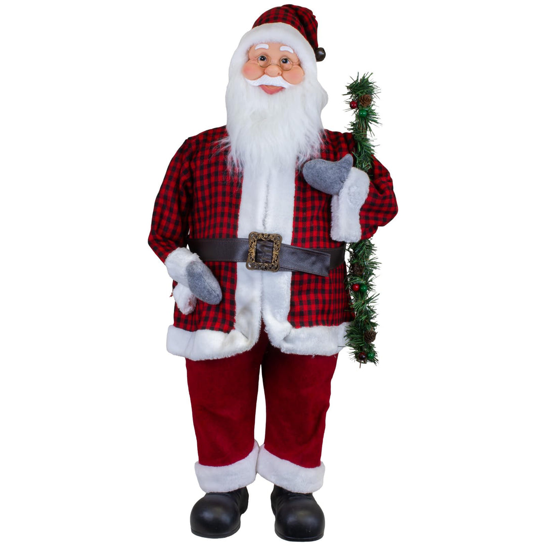 Christmas Paradise stehender Weihnachtsmann Kimi Rot 90cm Deko-Figur Santa Nikolaus