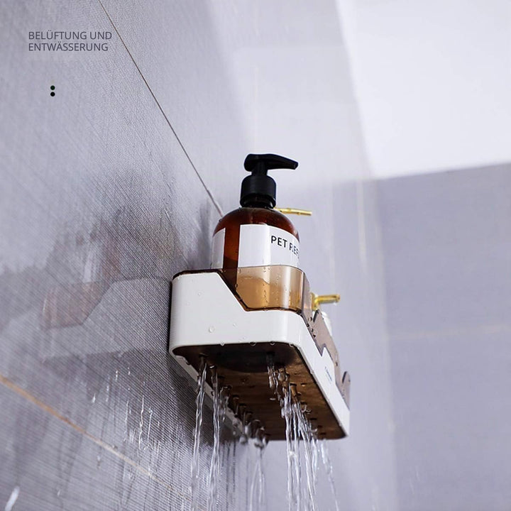 Duschregal Ohne Bohren,Badewannenablage aus Kunststoff,Moderner Badezimmer Regal,Duschregal zum Häng