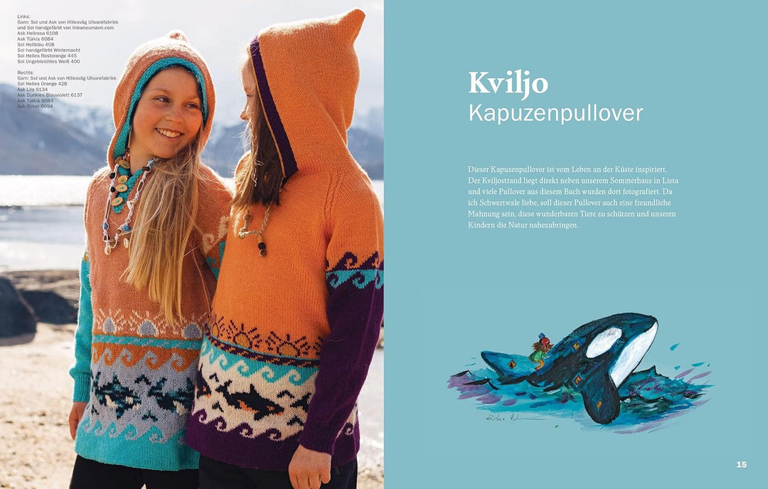 Einfach nordisch stricken Kids: Warme Wilderness Sweater für Kinder. Für Jungs und Mädels von 1-12 J
