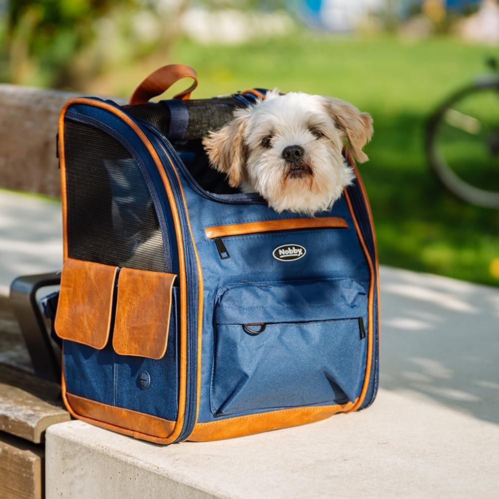 Nobby Rucksack Tomek blau; L: 43 x 20 x 28 cm, blau