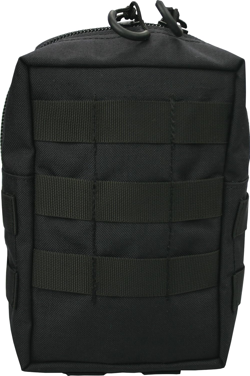 Zentauron Reissverschlusstasche Medium mit MOLLE-System I BW-Tasche, Rucksack Zusatztasche aus Cordu