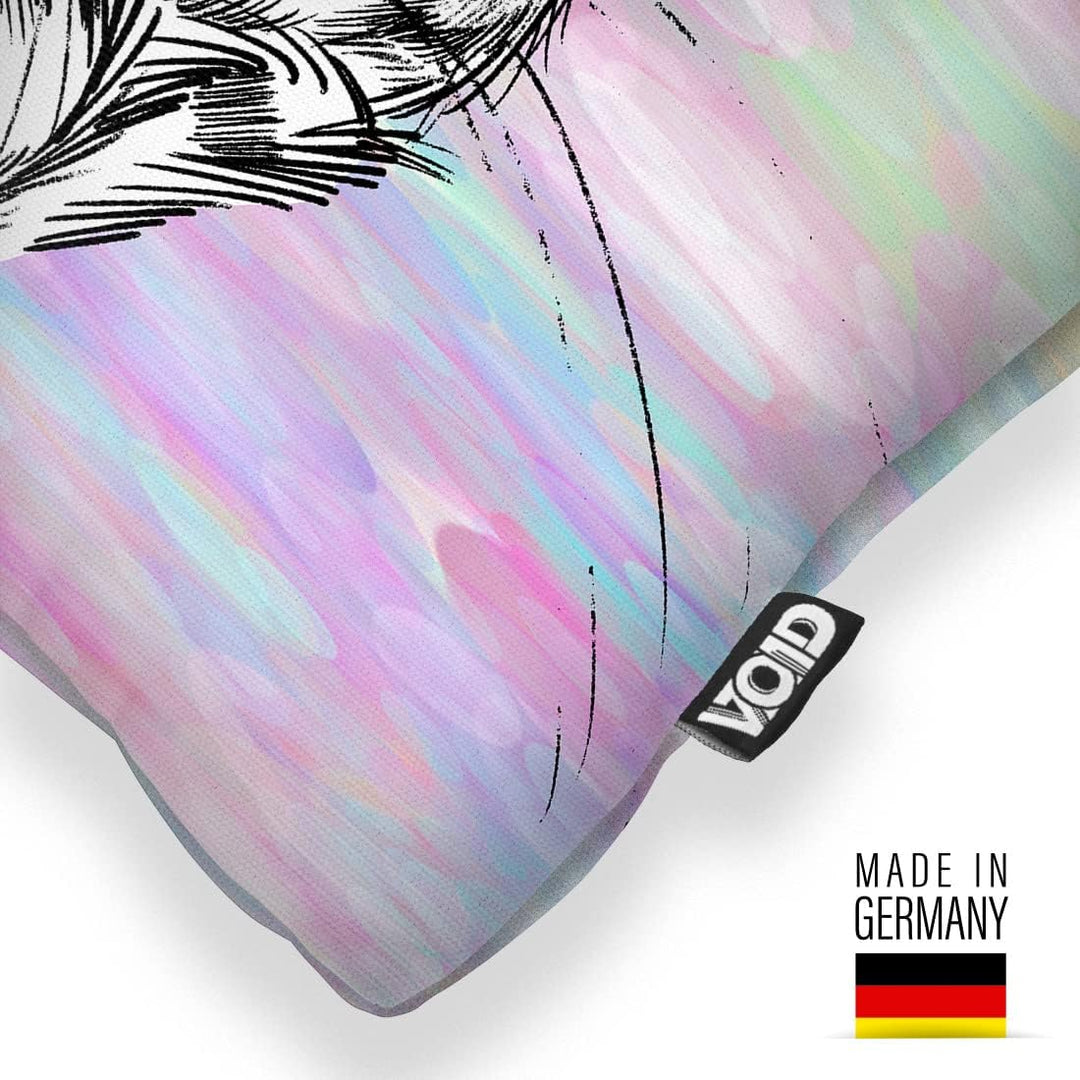 VOID Osterhase Meister Lampe 50x50 Kissenhülle Polyester Zierkissen Couchkissen Ostern Osterdeko Dek